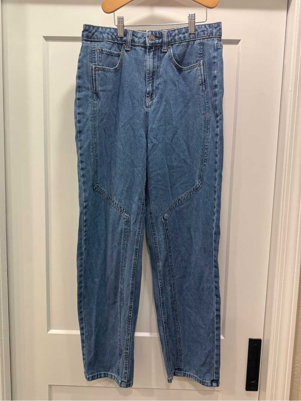 Classic High-Waist Women's Blue Denim Jeans